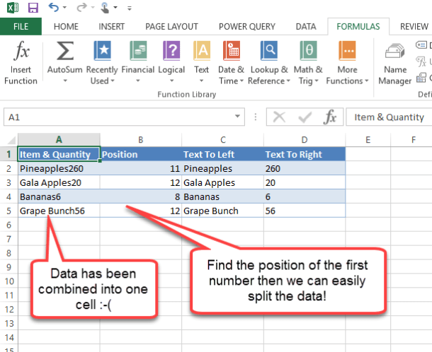 How To Find The First Number In A Text String