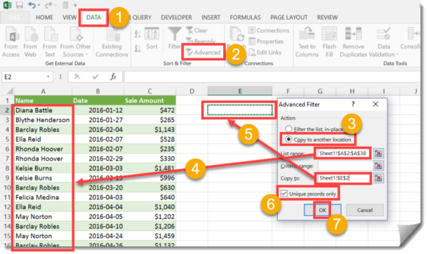 how-to-get-a-list-of-unique-items-from-your-data-how-to-excel