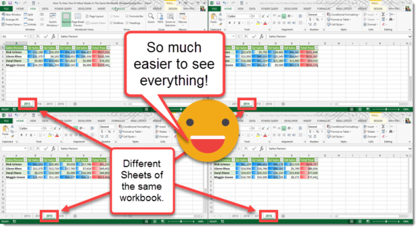 How To View Two Sheets In Excel At Once