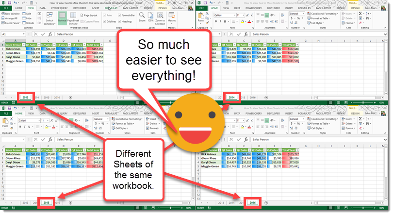 how-to-view-two-or-more-sheets-in-the-same-workbook-simultaneously-how-to-excel