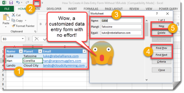 how-to-create-a-data-entry-form-without-vba-how-to-excel