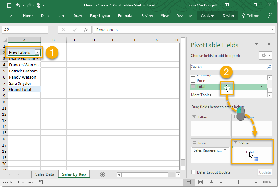 How To Build Your Pivot Tables How To Excel