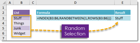 How To Select A Random Item From A List