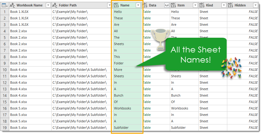 How To Get All Sheet Names From All Workbooks In A Folder How To Excel