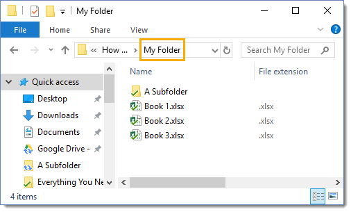 How To Get All Sheet Names From All Workbooks In A Folder How To Excel