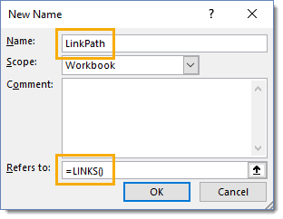 Create-LINKS-Defined-Name Amazing Excel Tips and Tricks