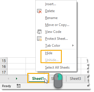 Right-Click-to-Hide-or-Unhide-Sheets Amazing Excel Tips and Tricks