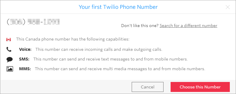 Your-First-Twilio-Phone-Number Sending SMS Text Messages From Excel