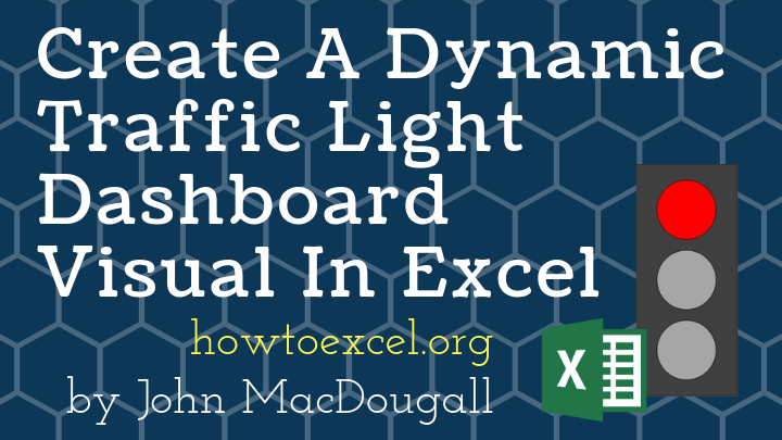 为您的Excel仪表板创建一个动态交通灯视觉效果