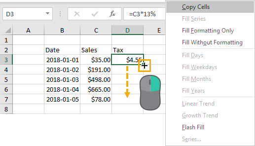 Right-Click-and-Drag-for-Advanced-Options 37 Awesome Excel Mouse Tips & Tricks You Should Know