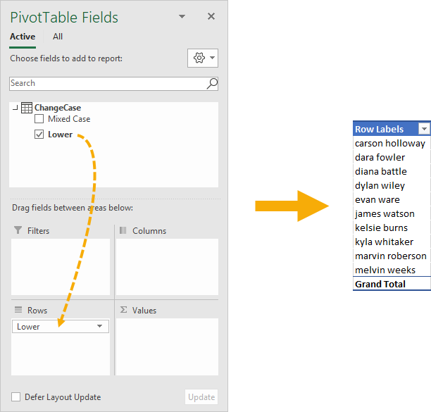 Create-Pivot-Table-with-New-Calculated-Column 5 Ways To Change Text Case In Excel