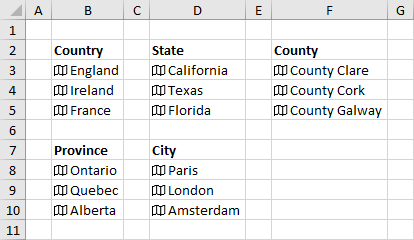 Geography-Region-Types The Complete Guide to Rich Data Types in Excel