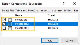 Report-Connections-Menu The Complete Guide To Slicers And Timelines In Microsoft Excel