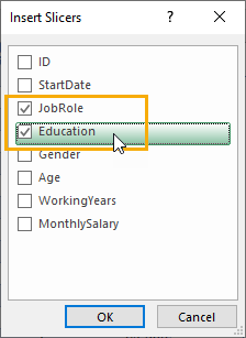 Select-Slicer-Fields The Complete Guide To Slicers And Timelines In Microsoft Excel