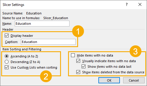 Slicer-Settings Microsoft Excel中的Slicers和Timelines的完整指南