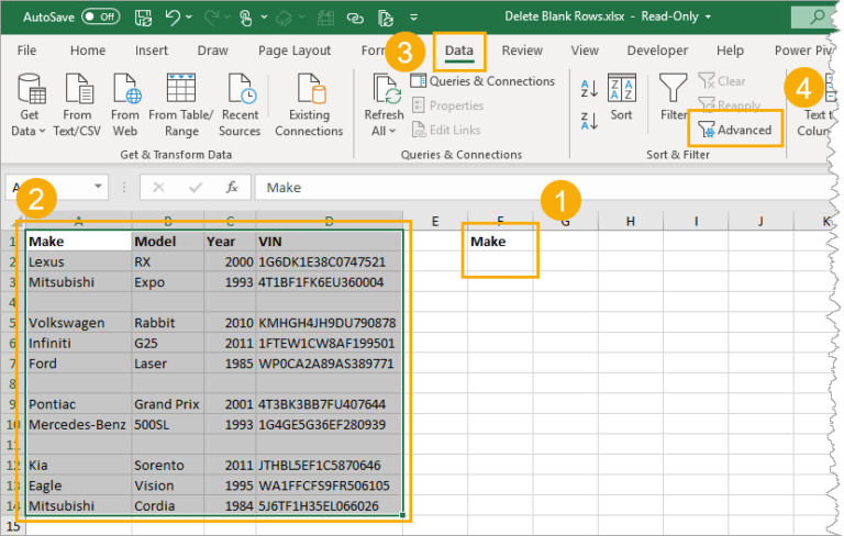 9 Ways To Delete Blank Rows In Excel How To Excel 7740