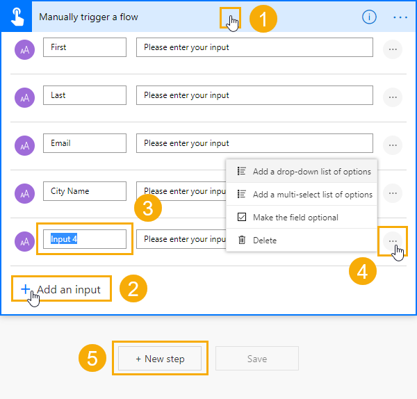 Configure-Power-Automate-Button-Trigger 5 Easy Ways To Create A Data Entry Form In Excel