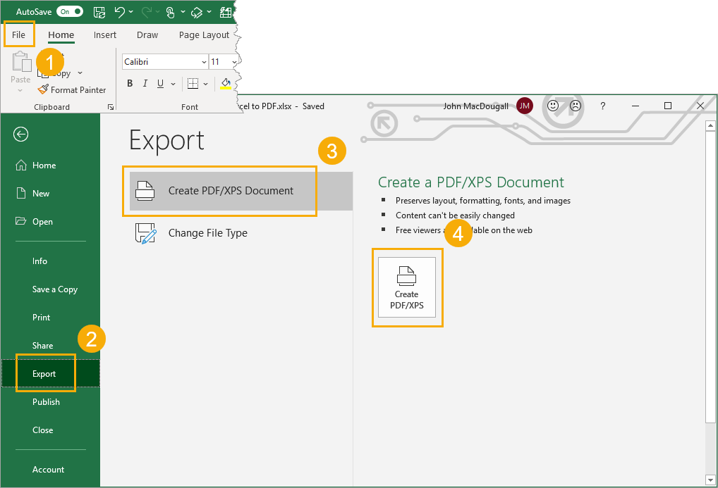 File-Export 5 Ways to Convert Excel Files to PDF