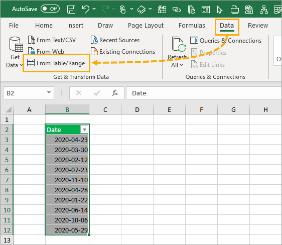 Get-Data-from-Table-Range-with-Power-Query 8 Ways to Extract the Month Name from a Date in Excel