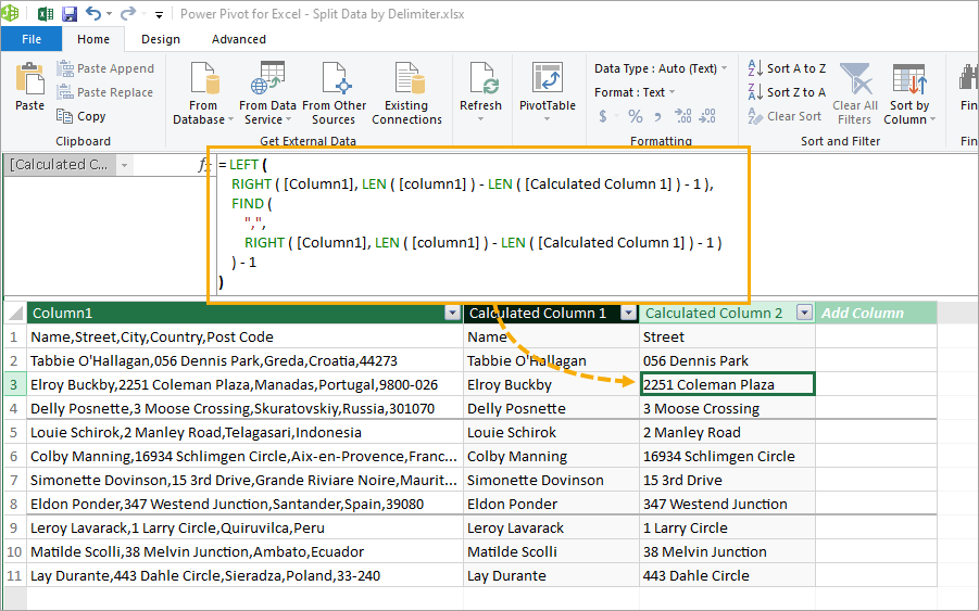 How To Split Data In Excel Using Formula