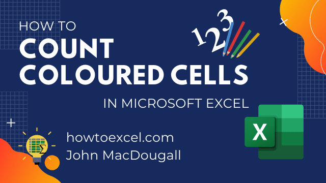 微软Excel中6种计算彩色单元格的方法