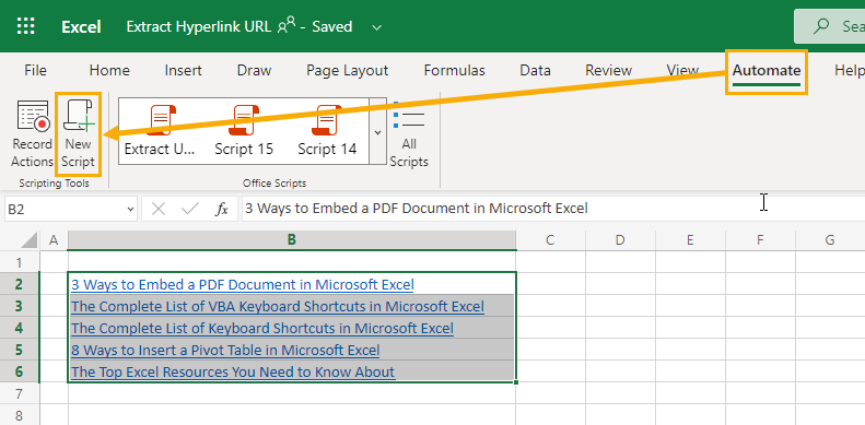 How To Extract Hyperlinks From Excel Cells Using VBA Tech Guide