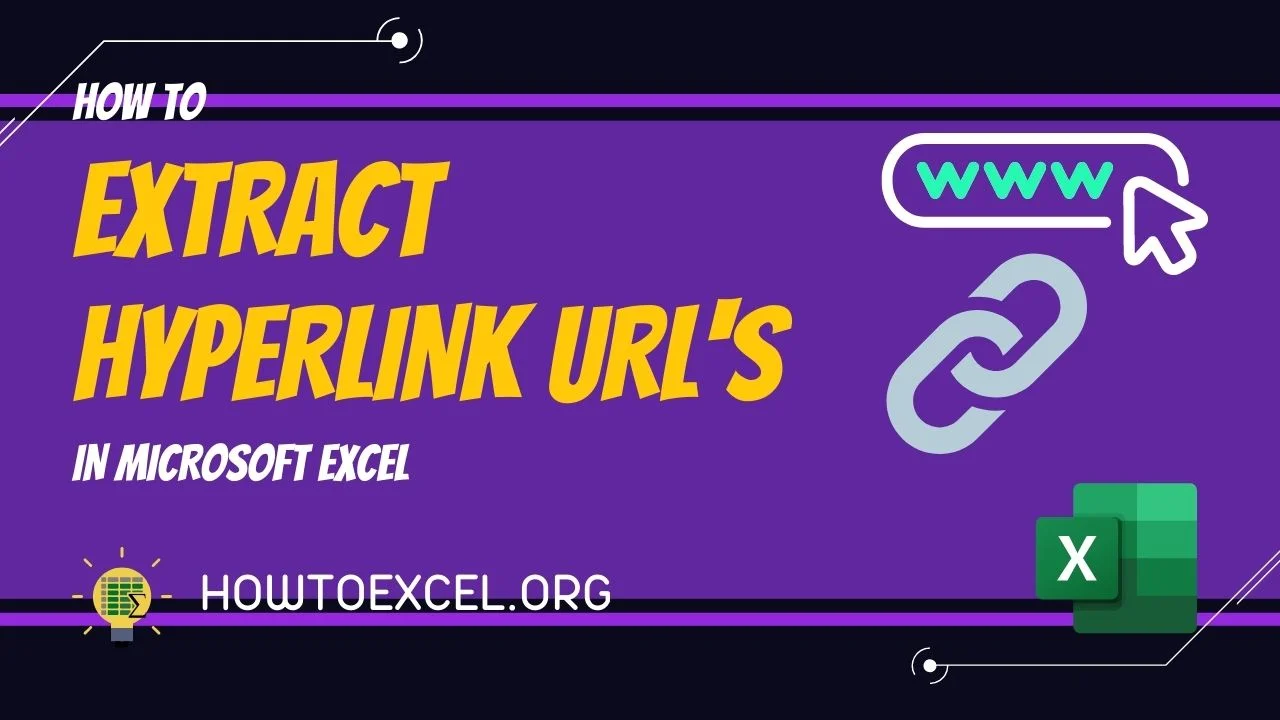 7 Ways to Extract the URL from a Hyperlink in Microsoft Excel
