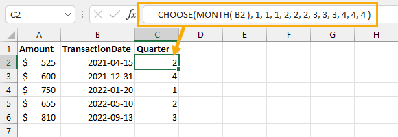 7 Ways To Get The Quarter From A Date In Microsoft Excel How To Excel