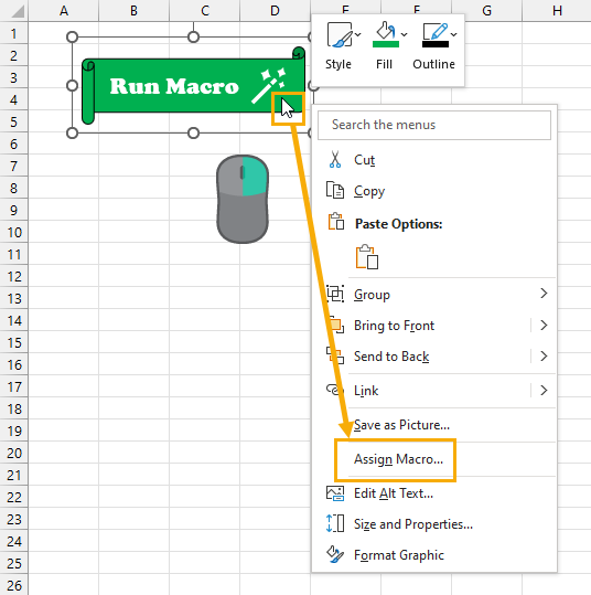 add macro using vba