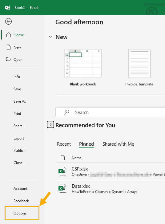 5 Ways To Open The Options Menu In Microsoft Excel How To Excel