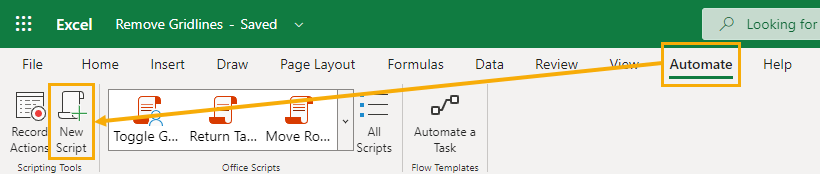 worksheet grid lines