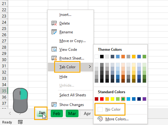 6-ways-to-change-the-sheet-tab-color-in-microsoft-excel-how-to-excel