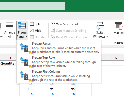 Ways to Freeze Rows and Columns Microsoft Excel How To Excel