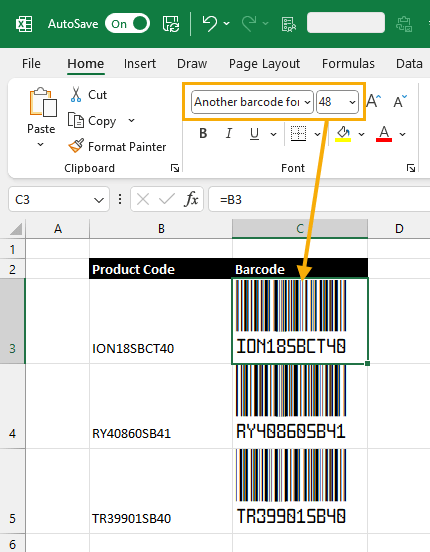 3 Ways To Generate A Barcode In Microsoft Excel How To Excel