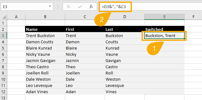 8-ways-to-switch-first-and-last-names-in-microsoft-excel-how-to-excel