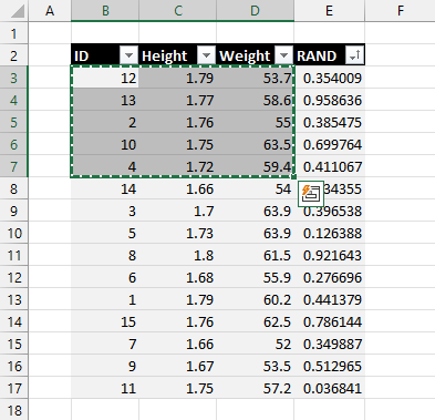 random assignment generator excel