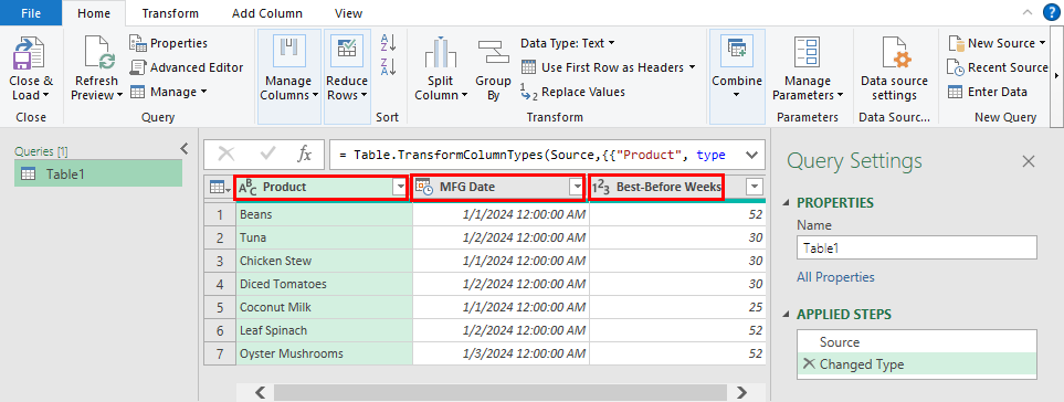 Power Query 编辑器