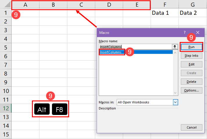 修复 Microsoft Excel 无法粘贴数据插入新列的问题