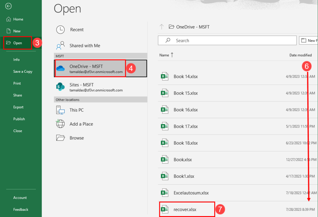 5 Ways To Recover A Deleted Microsoft Excel File How To Excel 5854