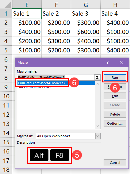 Running a VBA Macro