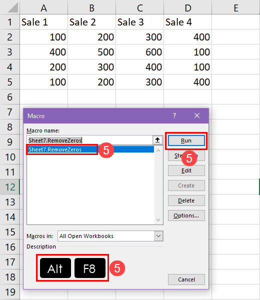 Running a VBA script