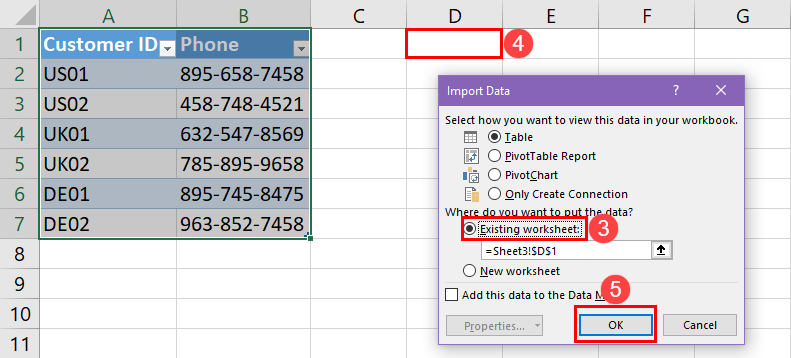 导入数据 Power Query