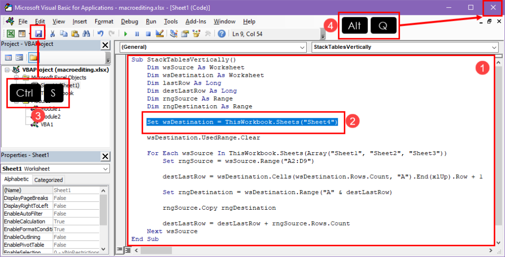 在 Excel VBA 上无需鼠标导航