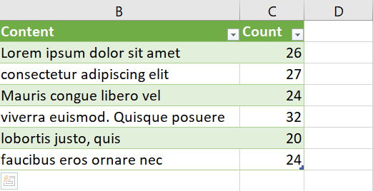 Count characters in Excel using Power Query