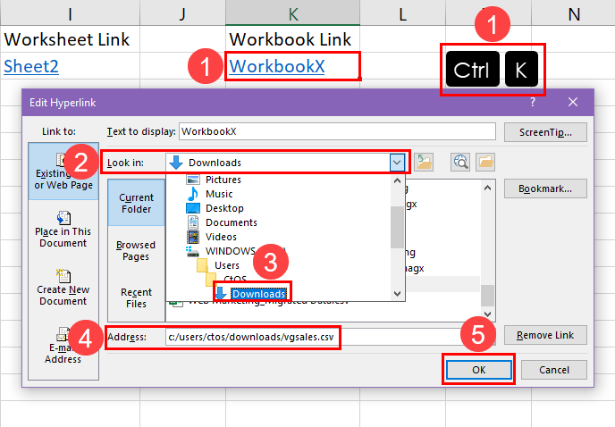 更新 Excel 中的工作簿链接