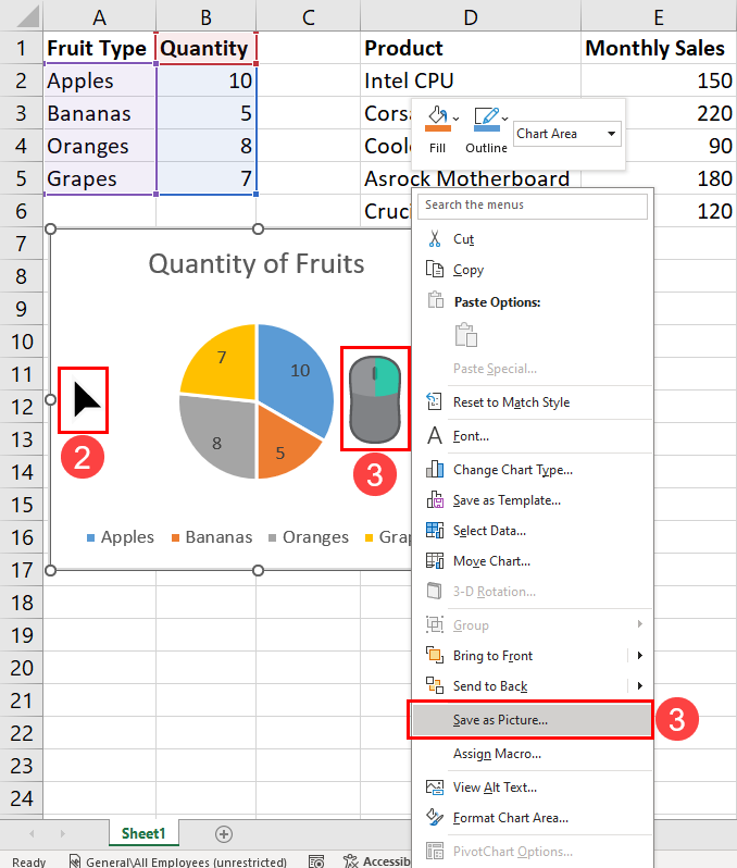 6 Ways to Save a Chart as an Image in Microsoft Excel How To Excel