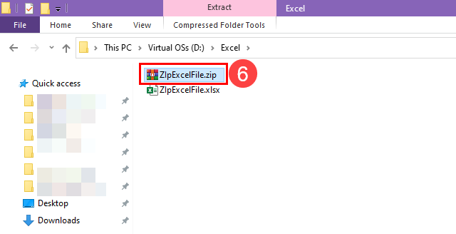 Excel 文件的压缩档案