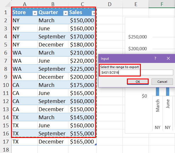 Highlighting cell range for VBA