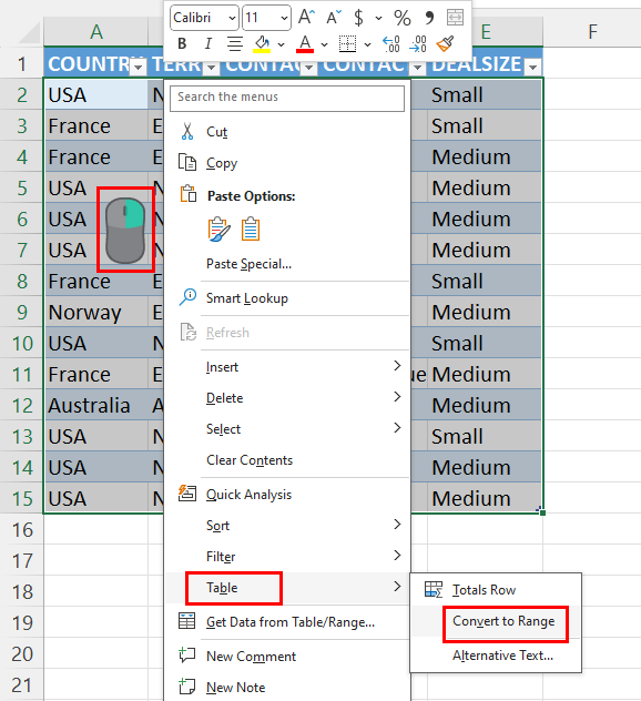 6 Ways To Remove A Table In Microsoft Excel How To Excel 5523