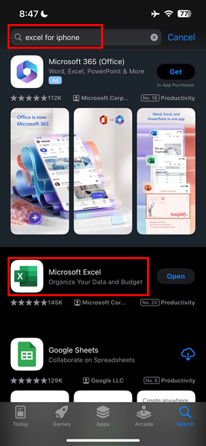 App Store 上的 Excel